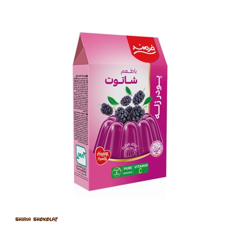 6260201199031 پودر ژله فرمند Farmand در 11 طعم 100 گرم