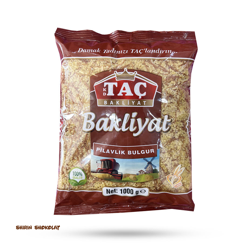 8680182840025 بلغور پلویی تاچ Bakliyat وزن ۱۰۰۰ گرم
