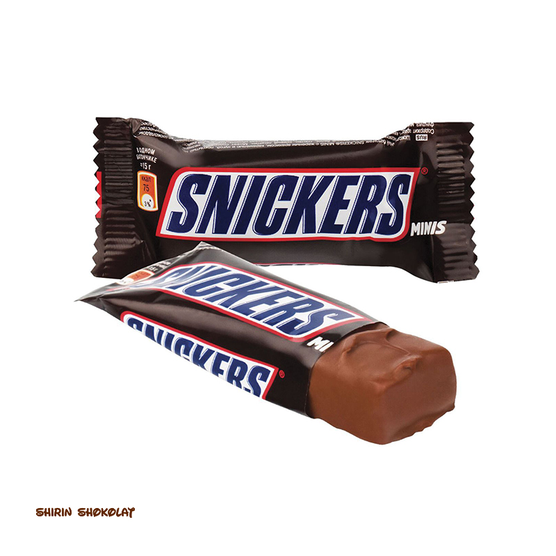 4607065376376 مینی شکلات اسنیکرز SNICKERS MINIS پک 250 گرمی