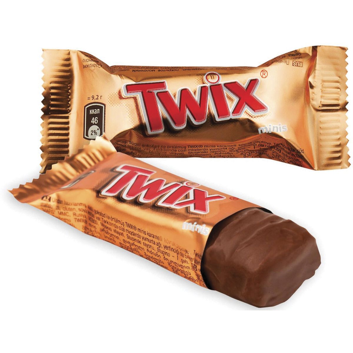 4607065376451 مینی شکلات توئیکس TWIX MINISپک 250 گرمی