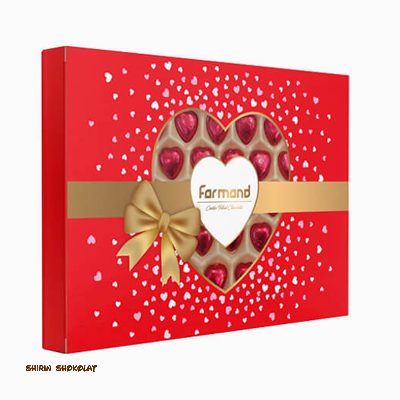 شکلات قلبی پذیرایی دلوین فرمند Farmand