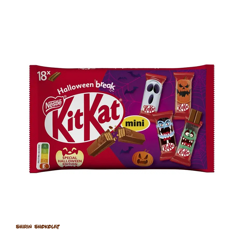 7613035312050 شکلات مینی بار هالووین HalloWeenکیت کت KitKat بسته ۳۰۱ گرم