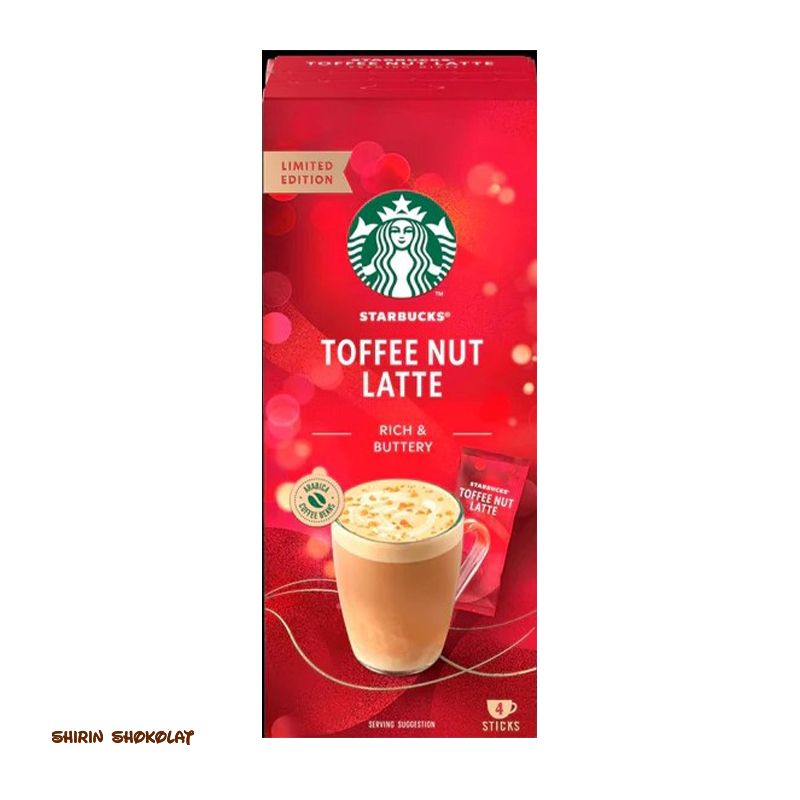 8690632994925 قهوه فوری استارباکس تافی و نات لاته Starbucks Nut Latte